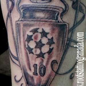 Tatuaje Real Madrid – Copa de Europa