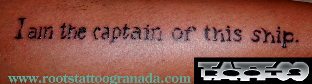tatuaje letras máquina de escribir