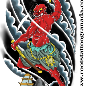 demonio japonés