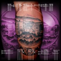 Bola de cristal con nieve tattoo