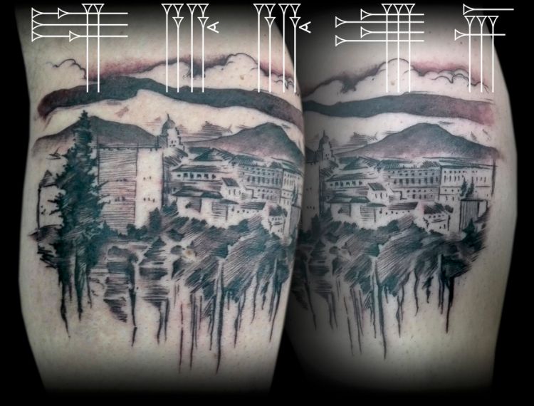 Tatuaje de la Alhambra