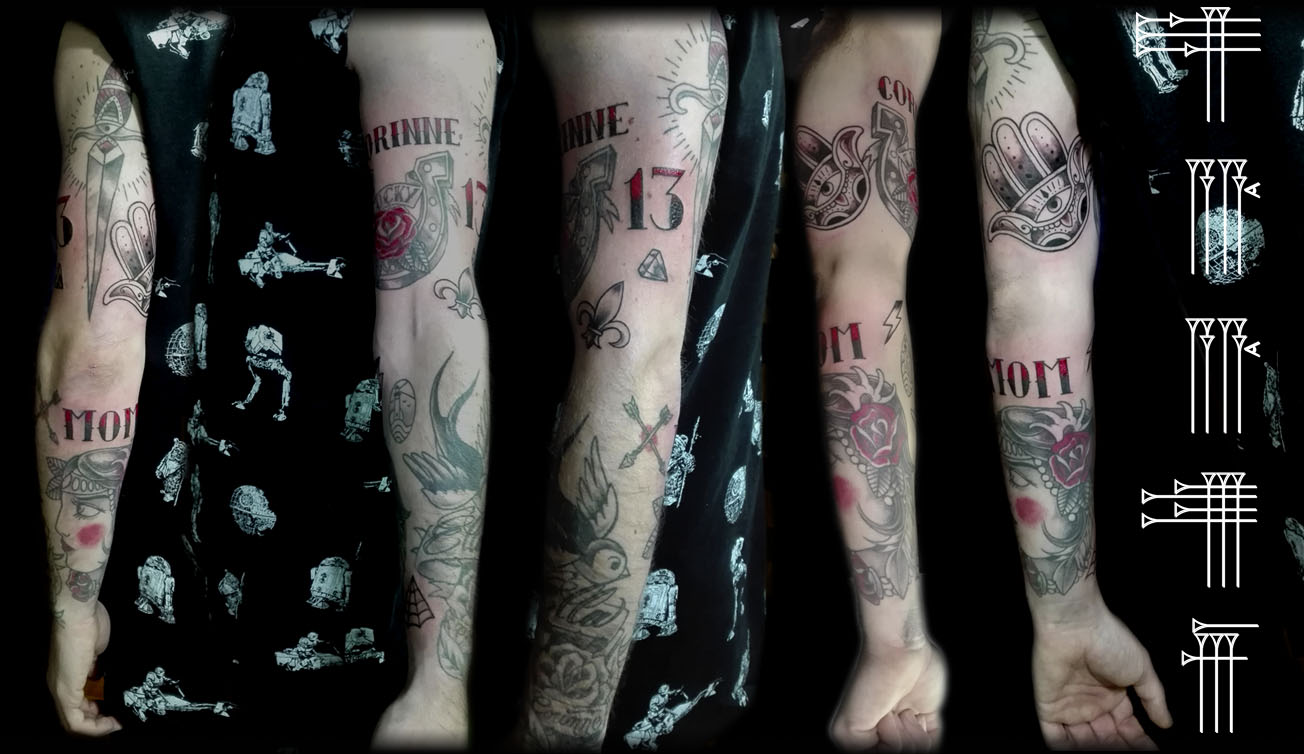 Ols School tattoos