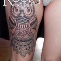 Tatuajes para piernas de chicas muslo