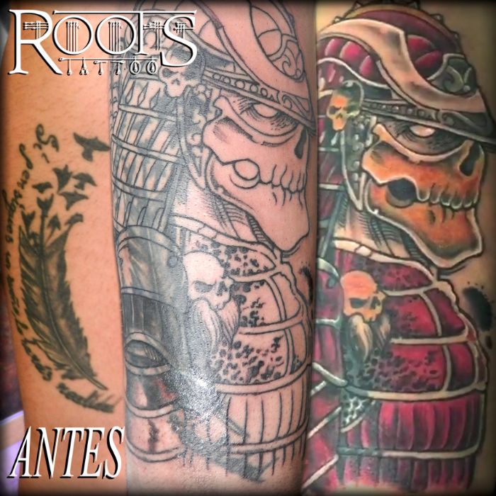 COVERUP TAPADO DE PLUMA CON SAMURAI (DESTACADO 14)