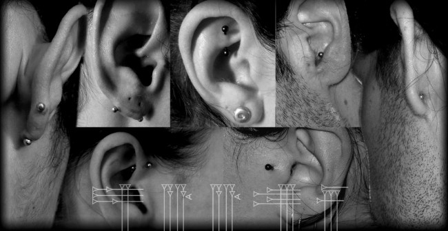 Clases de piercing en el cartílago de la oreja