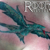 Tatuaje en color para el pecho