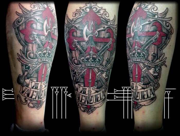 Tatuaje cruz de Santiago