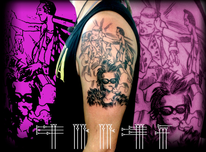 Tatuaje del club de la lucha