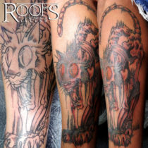 Blood pudding tattoo