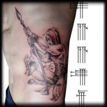 tatuaje en costado