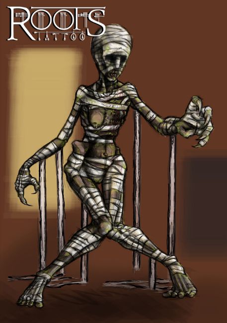 Diseño flash the mummy