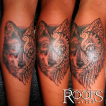 Tattoo wolf