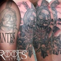 Arreglo tatuaje brazo