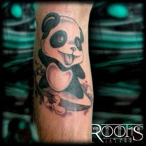 Surfing tattoo