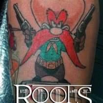 Cartoon tattoo