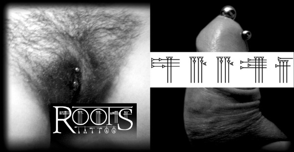 Pendientes en la zona genital