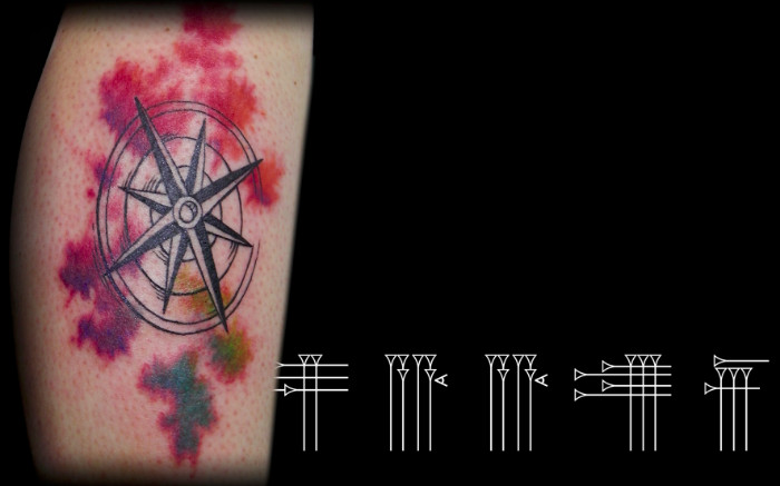 Watercolour tattoo