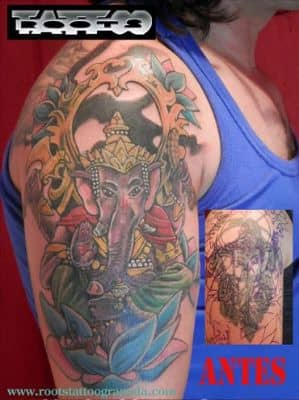 EL TAPADO DEL TATUAJE.