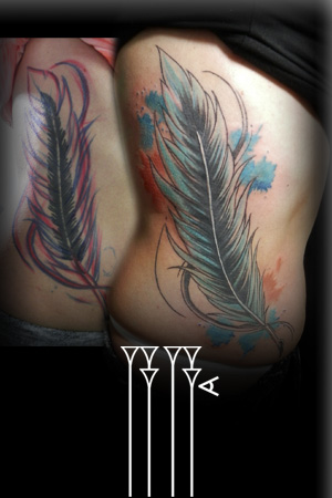 Cover up pluma