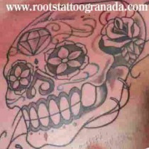 Tatuaje calavera mexicana