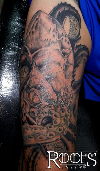 Kraken en la pierna