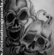 Máscaras de carnaval calaveras