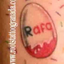 Tatuaje pequeño con nombre