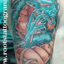 Dragón azul