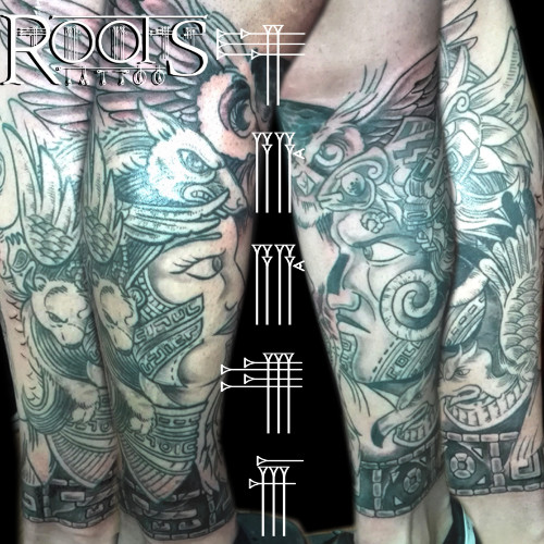 CARAS AZTECAS (TATUAJE DESTACADO 11)