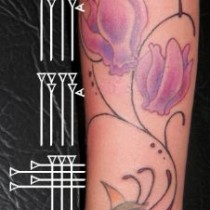 Flowers Tattoo Color