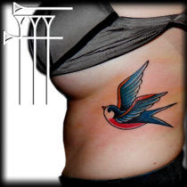 Bird Old School Tattoo