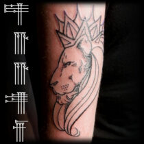 lines tattoo