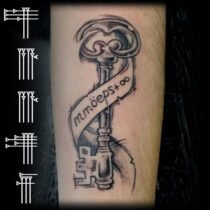 Key tattoo