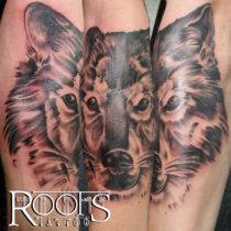 Wolf tattoo studio in Granada, Spain