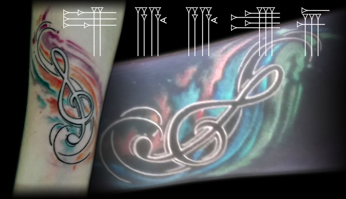 Music tattoo