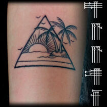 paisaje tatuado