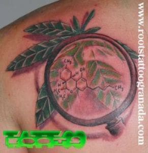 Cannabis tattoo