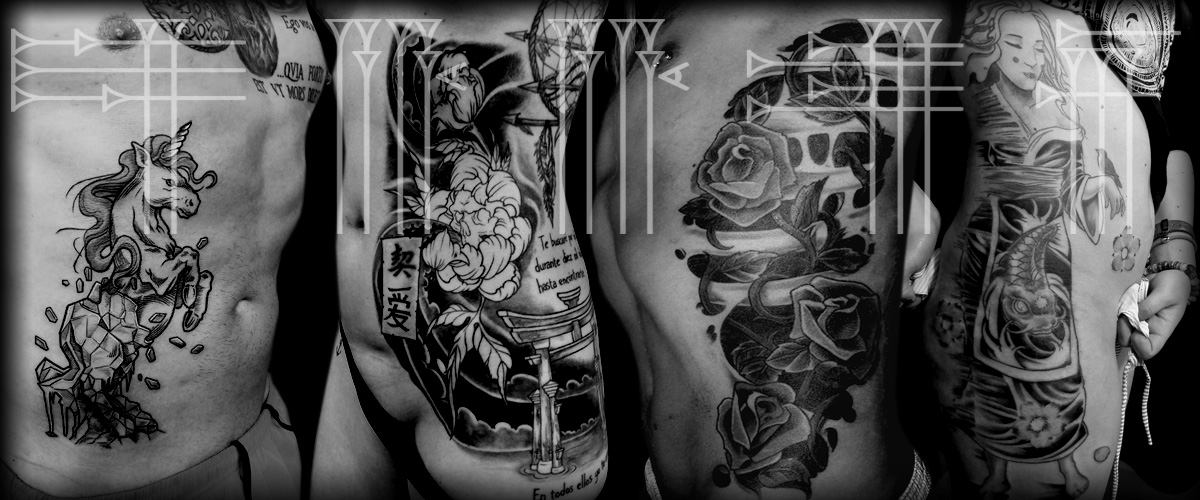 TATUAJES EN EL COSTADO (TEMÁTICA 11)