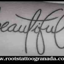 Lettering tattoo